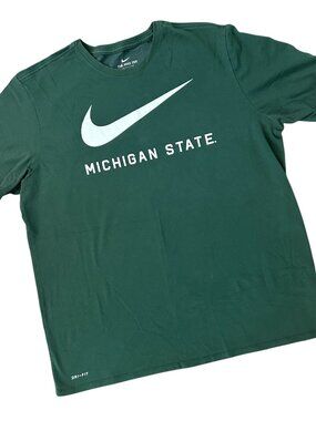 Nike Men's Michigan State Spartans Dri-FIT Legend Wordmark T-Shirt Size XXL 2XL